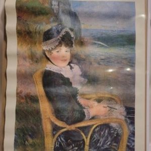 BY THE SEASHORE- Renoir, Beautiful Vinyl Poster 26.5 x 21 inches Art